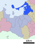 Location of Higashi ward Fukuoka city Fukuoka prefecture Japan